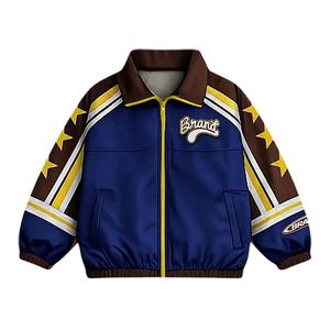 Ensemble de survêtement pour homme, veste coupe-vent et pantalon, manches longues, polyester et nylon, couleurs personnalisées, pour le sport et la course en extérieur - Product Image 4