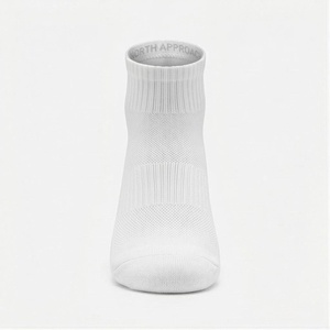 Crew <b>Socks</b> Geometric Pattern Blue Breathable Running <b>Socks</b> for Adults Spring Season - Product Image 1