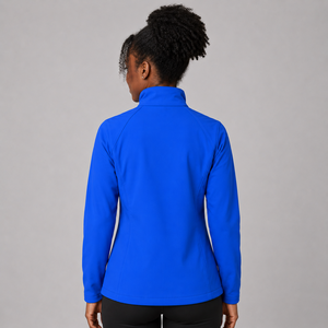 Veste softshell pour femme, très vendue, logo personnalisé, coupe-vent, résistante à l'eau, respirante, veste softshell décontractée pour l'extérieur pour femme - Product Image 5