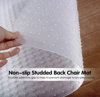 Tapis de chaise en PVC transparent pour tapis de maison/bureau tapis de protection de sol facile à nettoyer pour bureau d'ordinateur Style moderne
