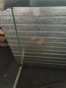 Goulotte de câblage industrielle en acier pré-galvanisé avec couvercle, 100x100mm et toutes tailles personnalisées, vente en gros - Product Image 2