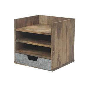 Organisateur de bureau minimaliste à grande capacité, best-seller, décoration de bureau, tiroir antique, boîte de rangement en bois, grande boîte - Product Image 2