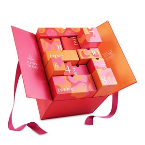 Boîte-cadeau de Noël en carton de luxe à double porte ouvrante pour cosmétiques, bijoux, chocolats - Product Image 2