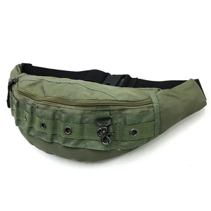 Sac banane bandoulière en cuir vert sarcelle pour homme, étanche, pour le sport et les activités de plein air, idéal pour l'aéroport - Product Image 4