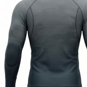 Camiseta de Manga Larga Transpirable de Compresión Titan Shield para Hombre, para Gimnasio, Entrenamiento Táctico, Rendimiento, MALUZA Industries Performance EdgeX - Product Image 4