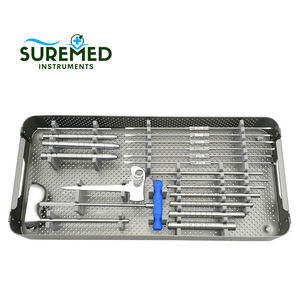 Ensemble d'instruments manuels endoscopiques biportals unilatéraux (UBE) pour la colonne vertébrale - Outils en acier inoxydable et étui autoclavable - Product Image 3