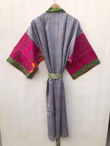 Vestido Midi Liso con Estampado Floral Vintage Elegante, Casual, de Manga Larga con Cintura Natural para Mujer, Vestido para Dormir - Product Image 3