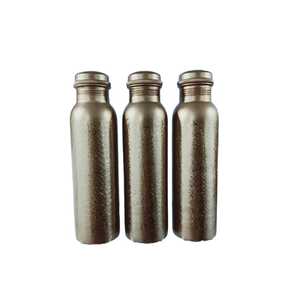 Pure Copper <b>Water</b> Bottle Set Hammered Antique Finish Ayurvedic Health Benefits Leak Proof Yoga Gym Travel Sports Drinkware <b>Bulk</b> - Product Image 1