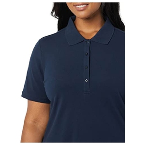 เสื้อโปโลผู้หญิงผ้าเนื้อนุ่มแบบยั่งยืน ผลิตจากวัสดุรักษ์โลก เหมาะสำหรับใส่เป็นเสื้อผ้าพื้นฐาน - Product Image 5