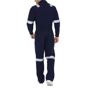 Lightweight Cotton & Polycotton Coverall Overall Hi Vis Work Wear <b>Boilersuit</b> Reflective & Waterproof Safety Workwear - Product Image 2