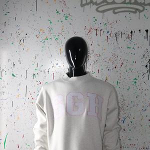 SGH Mock Neck 450 GSM Sweatshirts mit individuellem Namen, Applikationsstickerei, Oversize-Boxy-Fit, 100% Baumwollfleece, French Terry - Product Image 1
