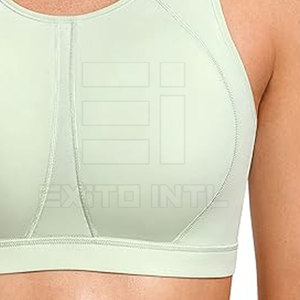 Soutien-gorge de fitness sans bretelles, respirant, léger, avec coussinets amovibles, design unique, vente chaude, fabricants pakistanais, logo personnalisé - Product Image 3