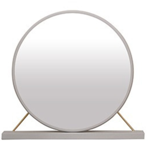 กระจกโต๊ะไม้มะฮอกกานีสีขาวทึบคลาสสิกสำหรับตกแต่งห้องนอนหรูหราอุปกรณ์เสริมโต๊ะเครื่องแป้งสำหรับการออกแบบตกแต่งภายใน - Product Image 5