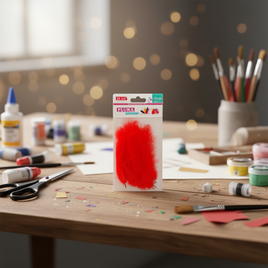 ขนนกประดิษฐ์ ILAN Pluma 13 ซม. สีแดง - Product Image 3