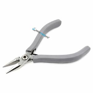 Pince à bec effilé Premium Zetomed Pro, fabriquée en acier inoxydable de haute qualité avec pointe affûtée de précision, outil pour la fabrication de bijoux, 5 pouces - Product Image 1