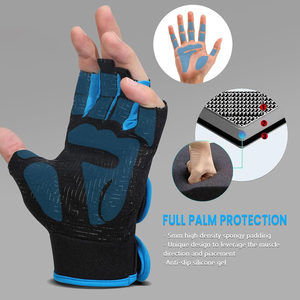 Wholesale Custom Fitness Gym Gloves Anti <b>Slip</b> Weightlifting Gloves Breathable Workout Gloves with Wrist Support - Product Image 6