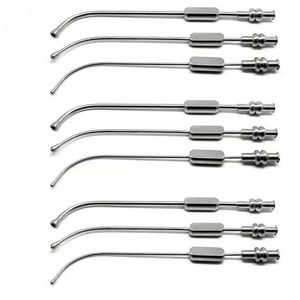 Juego de 9 Cánulas de Succión para Senos Dentales, 2.5mm, 3mm, 4mm, Acero Inoxidable Alemán, Reutilizables, Autoclavables, CE - Product Image 6