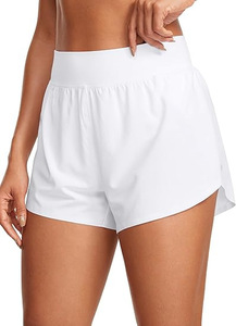 Shorts de course pour femmes en gros, personnalisables avec logo, shorts de sport athlétiques pour la gym, entraînement, séchage rapide, vêtements de sport actifs - Product Image 4