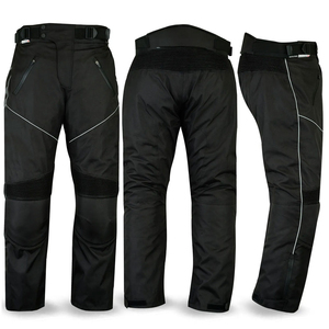 Pantalones de Motocicleta Negros para Hombre, Resistentes al Viento, para Invierno, Talla Adulto - Product Image 4