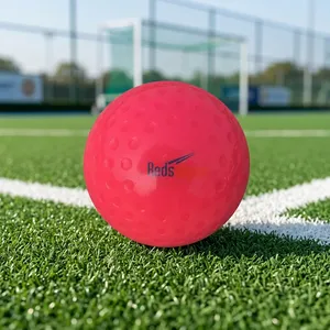 Pelota de Hockey de PVC Personalizada con Superficie con Hoyuelos – Duradera, Ligera – Ideal para Entrenamiento, Partidos, Prácticas en Campo y Recreación - Product Image 1