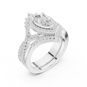Sensacional Anillo de Oro con Diamante Cultivado en Laboratorio de 3.00 Quilates, Detalles Geométricos Laterales, Unisex, Prestigioso, para Aniversario o Boda - Product Image 4