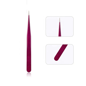 Pinces à cils pour extensions de cils, marque privée, pinces courbées en acier inoxydable pour cils volumineux - Product Image 3