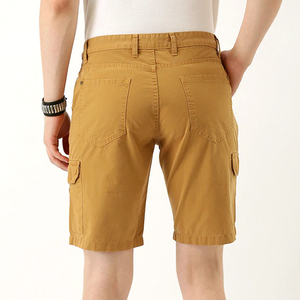 Pantalones Cortos Cargo para Hombre, Color Sólido, Logotipo Personalizado, Fabricante de Fábrica, Venta al Por Mayor OEM, 100% Algodón, Múltiples Bolsillos, Impermeables, de Secado Rápido - Product Image 5