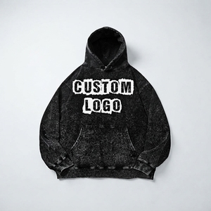 Sudadera con capucha unisex de alta demanda con efecto desgastado, estilo vintage oversize para hombre, de ajuste holgado, tela suave premium, moda streetwear. - Product Image 6