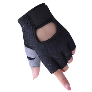 High Quality Customized Fitness Workout Gym Gloves Palm Protection Anti <b>Slip</b> for Weight Lifting Gym Training Finger Gym Gloves - Product Image 3