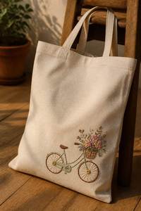 Bolso Tote con Bordado Floral y Cuentas para Mujer, con Detalles Hechos a Mano y Diseño Elegante y Moderno - Product Image 3