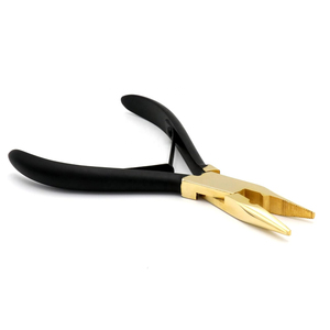 Hair <b>Extension</b> Pliers Hold Tool for Keratin Hair <b>Extensions</b> Microlink <b>Beads</b> Surgical Grade Stainless Steel Commercial - Product Image 3