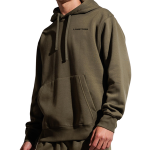 Sweat-shirt à capuche personnalisé pour homme, en molleton épais, coupe classique, avec cordon de serrage, poche kangourou, poignets côtelés et logo - Product Image 1