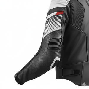 Chaqueta de Motociclismo de Cuero Impermeable Unisex de Talla Grande con Mangas Largas y Logotipo Delantero y Trasero, Ropa Deportiva para Todas las Estaciones - Product Image 3