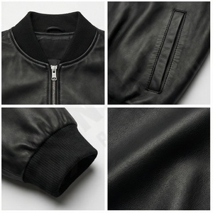 แจ็กเก็ตหนังแกะแบบบางสำหรับผู้หญิงเสื้อแจ็กเก็ตหนังแกะระบายอากาศได้ดีดีไซน์ตามสั่งสำหรับฤดูหนาว - Product Image 3