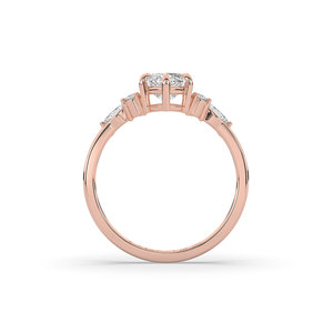 2.24 CARAT Lab Grown Marquise Cut Diamond 14K Solid Gold IGI Certified Engagement <b>Wedding</b> <b>Ring</b> for Anniversary Party - Product Image 5