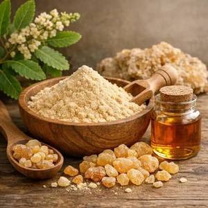 Poudre de Boswellia Serrata Salai Guggul pure, poudre d'herbes ayurvédiques naturelles, soutient la force osseuse et le bien-être des articulations - Product Image 3