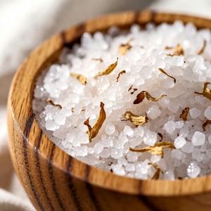 Sal de Baño Natural Blanca de Grano Fino, Ecológica, con Minerales del Himalaya, para Spa, Relajación, Terapia Corporal, Baño de Cristales - Product Image 6