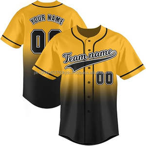 Chemises en jersey de baseball et softball pour enfants personnalisées Numéro de nom personnalisé Tailles de vêtements de sport respirants antibactériens à séchage rapide - Product Image 4