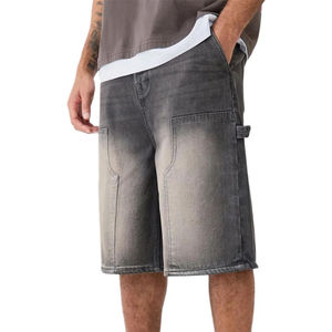 Bulk Order Denim <b>Shorts</b> Relaxed Streetwear Denim <b>Shorts</b> for Contemporary Fashion Brands - Product Image 1