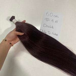 Prix usine Extensions droites de cheveux vierges vietnamiens donneur de cheveux bruts sans couture teint couleur claire haute cheveux humains - Product Image 6