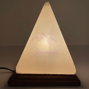 Best Quality Himalayan Pyramid Shaped Salt Lamp Natural <b>Crystal</b> Himalayan Pyramid Shaped Salt Lamp For Living Room - Product Image 3