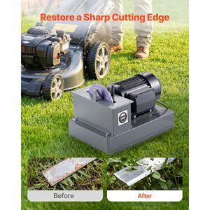 2/3HP Lawnmower Blade <b>Grinder</b> 7\" Ceramic Grinding Wheel Balancer 30 40 Degrees Sharpener Mower Parts & Accessories - Product Image 2