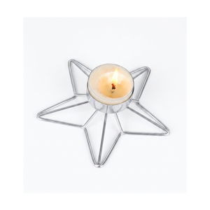 Porte-bougie en métal blanc élégant, nouveau design, décoration de la maison, porte-bougie pour mariage, décoration de fête - Product Image 4