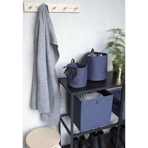 MA59B Foldable Cube Storage <b>Box</b> for Home and Office Spacious <b>Canvas</b> Wardrobe Organiser for Clothing and Other Items - Product Image 4