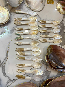 Cuchara de Concha Marina Vietnamita Única, Hecha a Mano, Utensilio para Servir, Vajilla Costera, Regalos Inspirados en la Playa, Suministro al por Mayor para Exportación - Product Image 2
