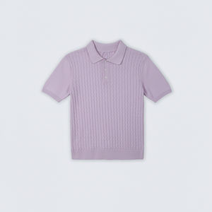 Camiseta Polo de Punto Acrílico 100% con Tejido de Punto Trenzado Regular y Antirarrugas, Estilo Casual, Fabricada en Vietnam (ODM y OEM) - Product Image 2