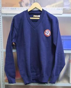 Suéter de Punto para Uniforme Escolar al por Mayor, Cuello en V, Cómodo para Estudiantes, Pedidos al por Mayor, Entrega Rápida, Logotipo Personalizado con Certificación ISO - Product Image 1