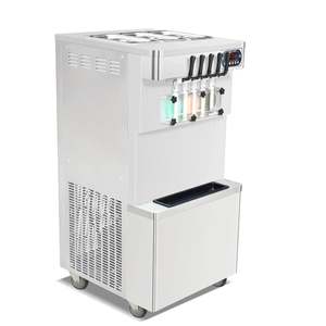 Máquina comercial ETL de helado suave y yogur de 5 sabores con pantalla táctil y tanques superiores refrigerados - Product Image 3