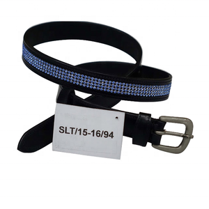 Cinturón de equitación de cuero indio genuino unisex, producto Ecuestre para jinete de caballos. - Product Image 1