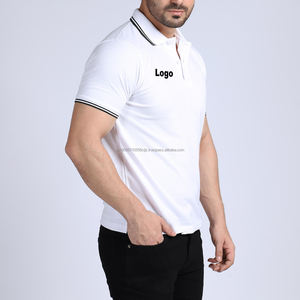 Polo de verano 2024 para hombres y mujeres, camiseta de Golf de secado rápido con logotipo personalizado para hombres, Polo de manga corta, Polo de algodón liso - Product Image 1
